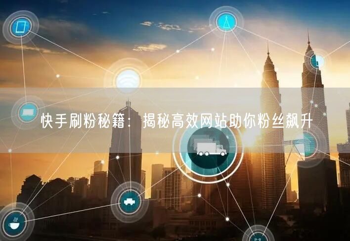快手刷粉秘籍：揭秘高效网站助你粉丝飙升
