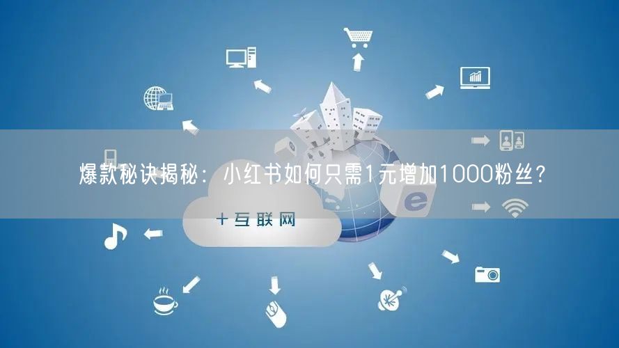 爆款秘诀揭秘：小红书如何只需1元增加1000粉丝？