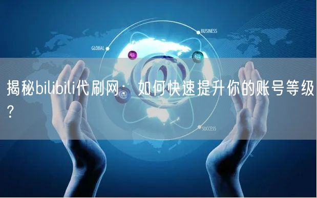 揭秘bilibili代刷网：如何快速提升你的账号等级？
