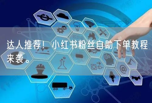 达人推荐！小红书粉丝自助下单教程来袭。