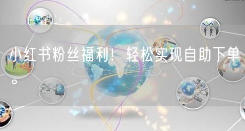 小红书粉丝福利！轻松实现自助下单。