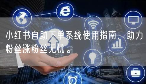 小红书自助下单系统使用指南，助力粉丝涨粉丝无忧。