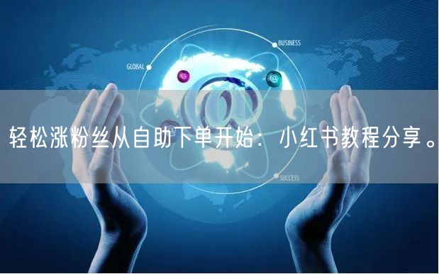 轻松涨粉丝从自助下单开始：小红书教程分享。