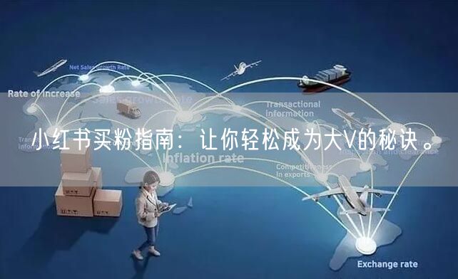 小红书买粉指南：让你轻松成为大V的秘诀。