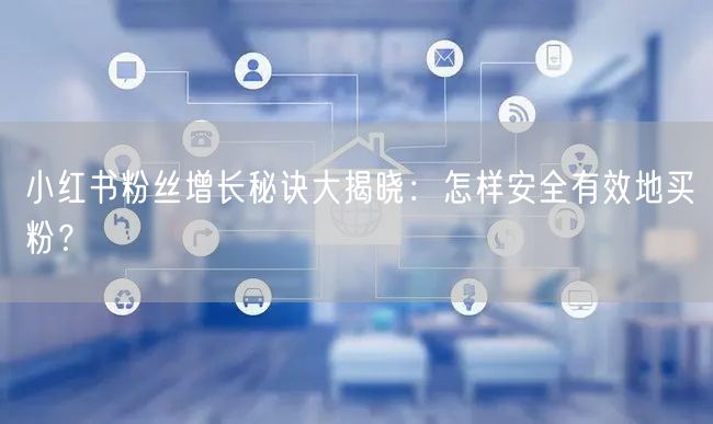 小红书粉丝增长秘诀大揭晓：怎样安全有效地买粉？