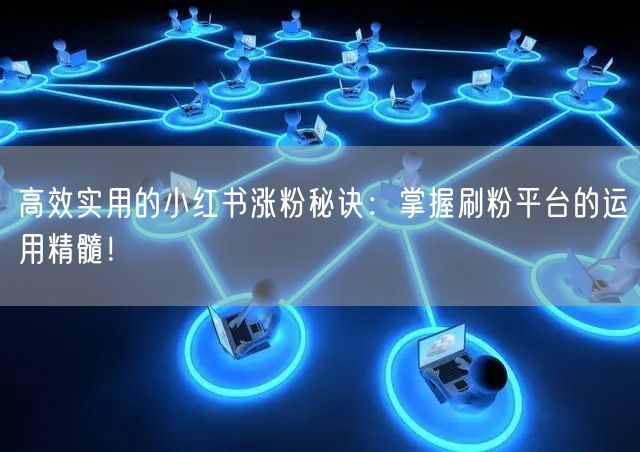 高效实用的小红书涨粉秘诀：掌握刷粉平台的运用精髓！