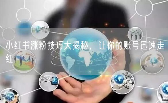 小红书涨粉技巧大揭秘，让你的账号迅速走红