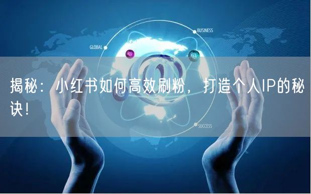 揭秘：小红书如何高效刷粉，打造个人IP的秘诀！