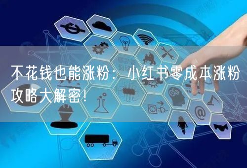 不花钱也能涨粉：小红书零成本涨粉攻略大解密！