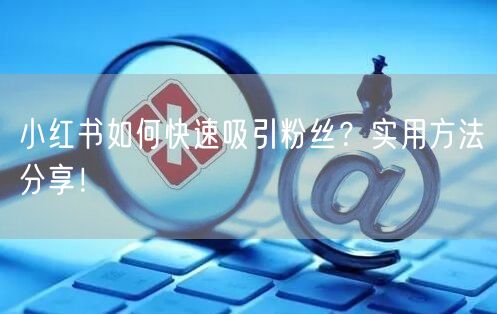 小红书如何快速吸引粉丝？实用方法分享！