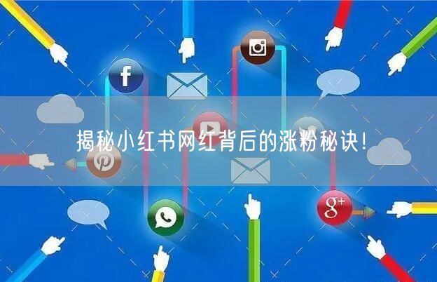揭秘小红书网红背后的涨粉秘诀！