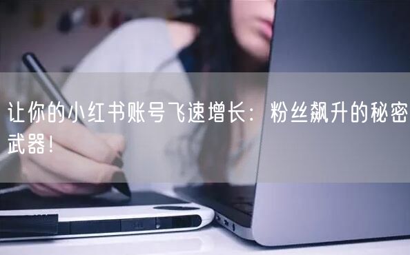 让你的小红书账号飞速增长：粉丝飙升的秘密武器！