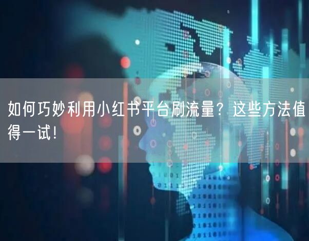 如何巧妙利用小红书平台刷流量？这些方法值得一试！