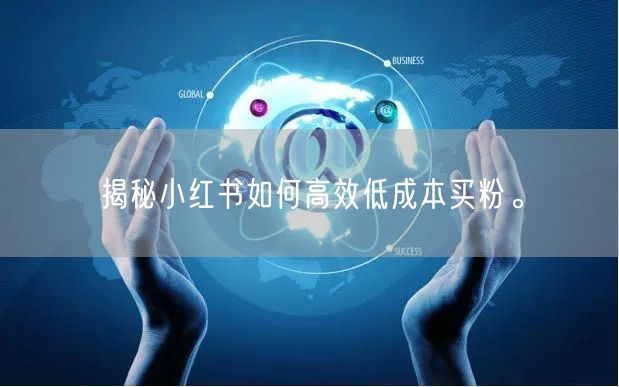 揭秘小红书如何高效低成本买粉。
