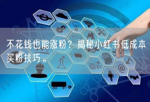 不花钱也能涨粉？揭秘小红书低成本买粉技巧。