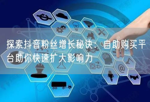 探索抖音粉丝增长秘诀：自助购买平台助你快速扩大影响力
