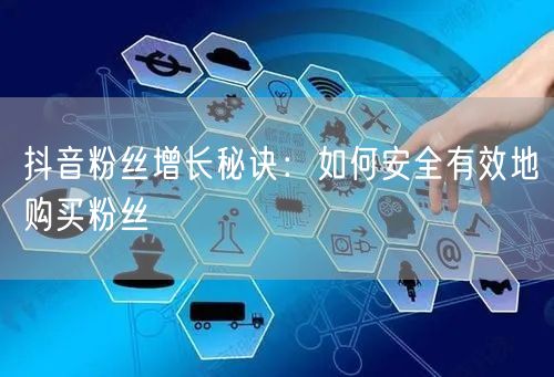 抖音粉丝增长秘诀：如何安全有效地购买粉丝