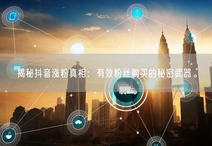 揭秘抖音涨粉真相：有效粉丝购买的秘密武器。