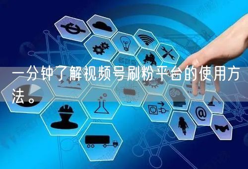 一分钟了解视频号刷粉平台的使用方法。