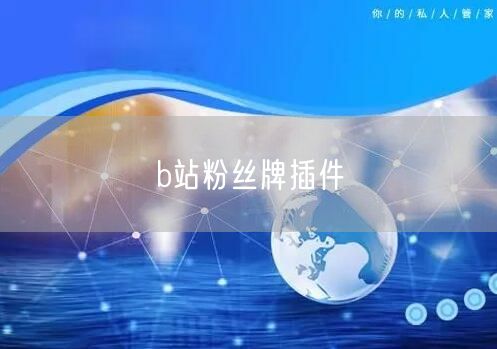 b站粉丝牌插件