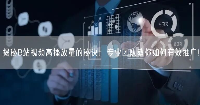 揭秘B站视频高播放量的秘诀：专业团队教你如何有效推广!