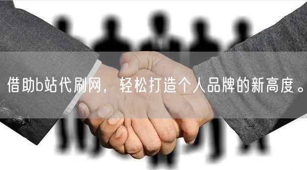 借助b站代刷网，轻松打造个人品牌的新高度。