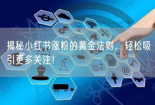 揭秘小红书涨粉的黄金法则，轻松吸引更多关注！