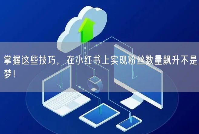 掌握这些技巧，在小红书上实现粉丝数量飙升不是梦！