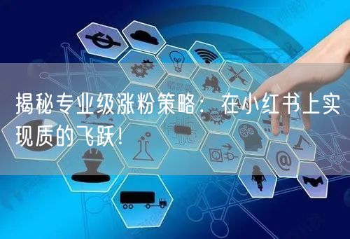 揭秘专业级涨粉策略：在小红书上实现质的飞跃！
