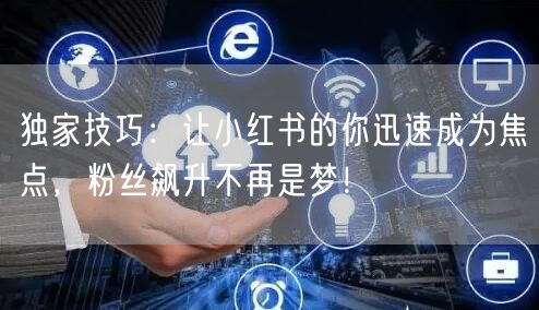 独家技巧：让小红书的你迅速成为焦点，粉丝飙升不再是梦！