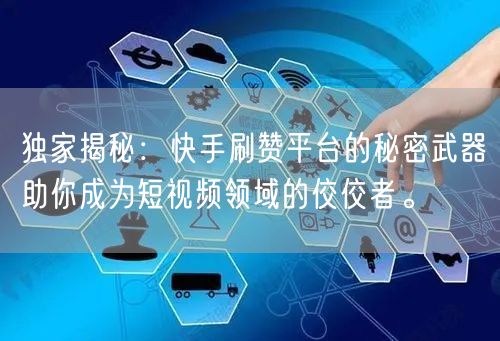 独家揭秘：快手刷赞平台的秘密武器助你成为短视频领域的佼佼者。