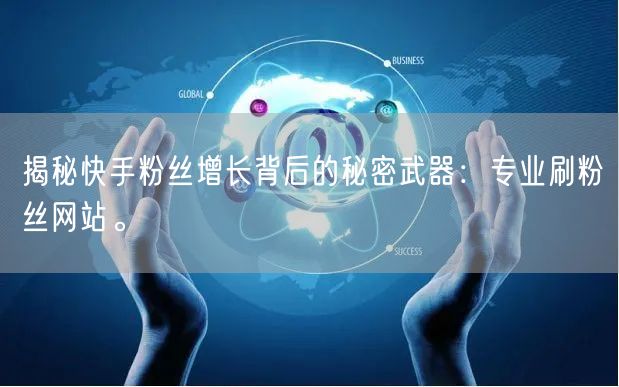 揭秘快手粉丝增长背后的秘密武器：专业刷粉丝网站。