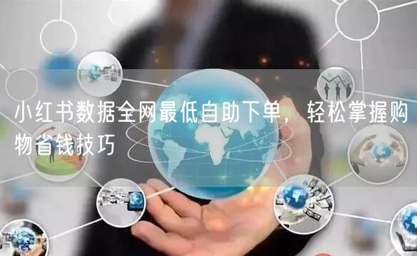 小红书数据全网最低自助下单,轻松掌握购物省钱技巧